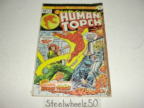 Human torch comic marvel - #4,