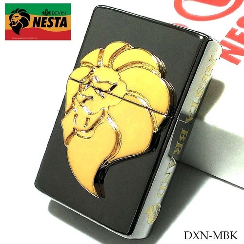 Nesta oil lighter metal - metal, black