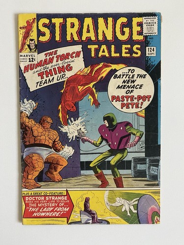 Strange tales 124 human - tales, vg