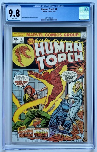 Human torch cgc 9 - ◉, 9.8