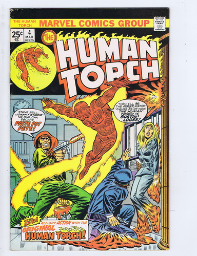 Human torch marvel pub - #4,