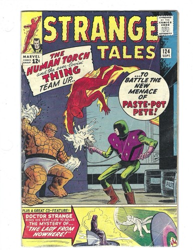 Strange tales 124 1964 vg - strange, vg/vg+